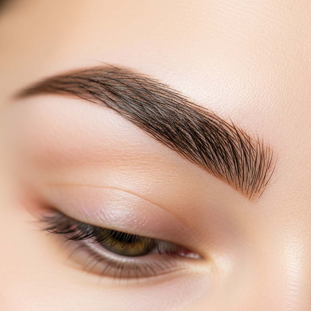 Design de sobrancelhas — resultado final